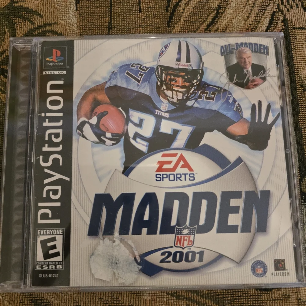 Madden NFL 2001 PlayStation Game like new